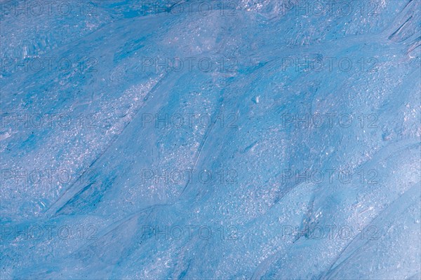 Ice structure in a glacier cave, winter, Morteratsch Glacier, Pontresina, Engadin, Grisons,