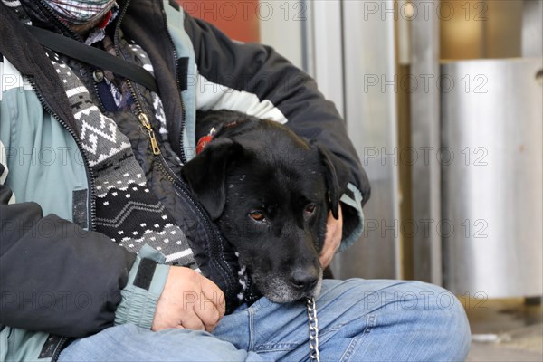 Mannheim, December 2020: Homeless in times of corona. The coronavirus pandemic is exacerbating the