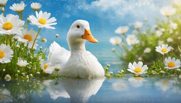 AI generated, animal, animals, bird, birds, biotope, habitat, one, individual, foraging, wildlife,