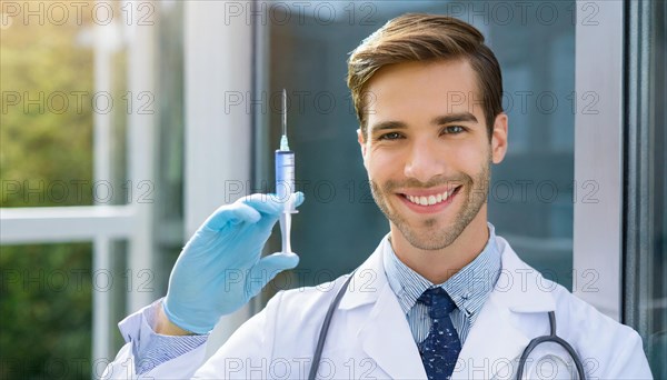 Ai generated, RF, man, men, doctor, doctors, 30, 35, years, attractive, attractive, doctor's