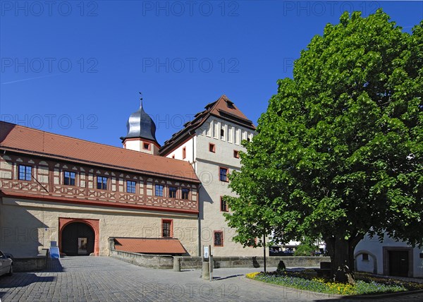 Imperial palace, prince-bishop's castle from the 14th century, Forchheim, Upper Franconia, Bavaria,