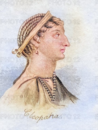 Cleopatra Filopater Nea Thea Cleopatra VII 69 BC-30 BC Last Queen of Egypt from the book Crabbs