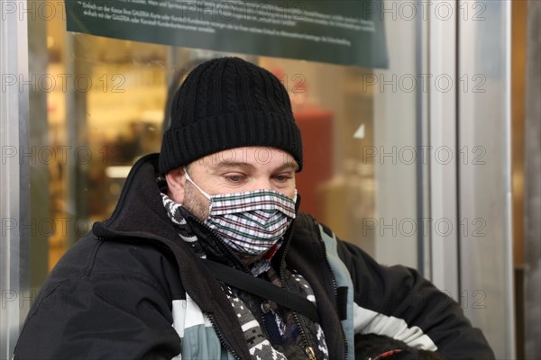 Mannheim, December 2020: Homeless in times of corona. The coronavirus pandemic is exacerbating the