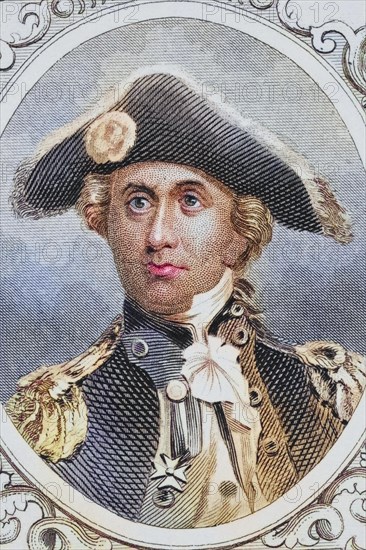 John Paul Jones 1742, 1792 Naval officer of the American Revolution. From the book Gallery of
