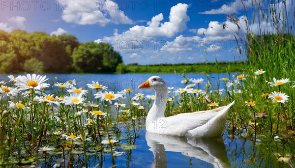 AI generated, animal, animals, bird, birds, biotope, habitat, one, individual, foraging, wildlife,