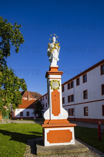 The monastery of St Marienstern is a Cistercian abbey in Panschwitz-Kuckau in the Upper Lusatia