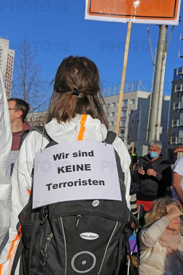 Large demonstration in Leipzig against the federal government's corona policy. Bodo Ramelow links