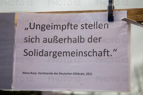Karlsruhe, 10 December 2023: Large demonstration in favour of reappraisal of the coronavirus