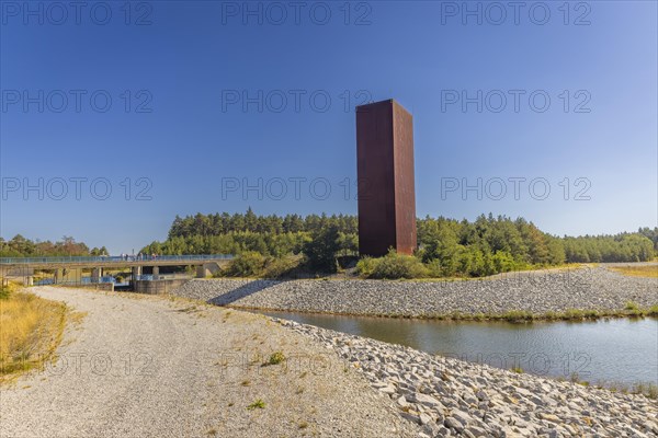 The 30 metre high landmark of the Lusatian Lakeland, the so-called Rusty Nail, was built at the