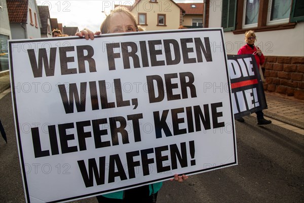 Demonstration in Herxheim near Landau (Palatinate) : Under the slogan Herxheim stands up, a joint