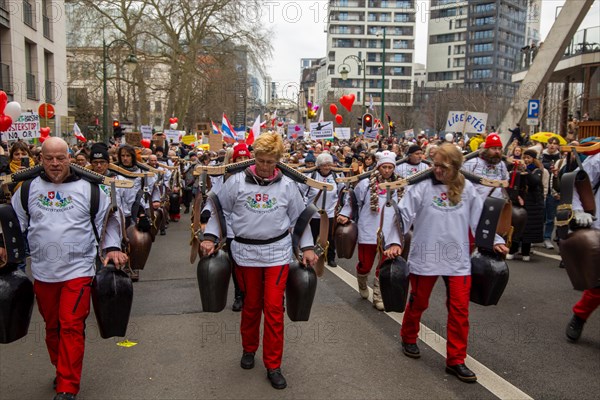Brussels, 23 January: European demonstration for democracy, organised by the Europeans United
