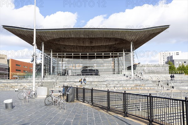 Welsh government senate building Cardiff, South Wales, UK Senedd, National Assembly for Wales 2005