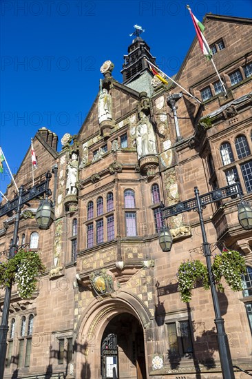 The Council House building opened 1917, Tudor style 20th century architecture, Coventry, England,