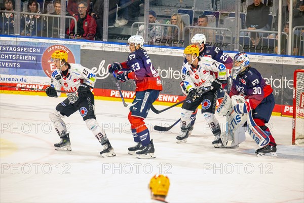Game scene Adler Mannheim against Fischtown Pinguins Bremerhaven (PENNY DEL, German Ice Hockey
