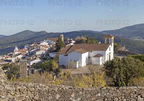 Historic medieval village of Marvao, Portalegre district, Alto Alentejo, Portugal, Southern Europe,