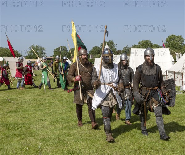 Stonham Barns History Alive event, Living History, Suffolk, England, UK 2019