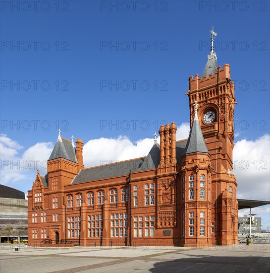 Pierhead building 1897 architect William Frame, Cardiff Railway Company, Cardiff Bay, Wales, UK,
