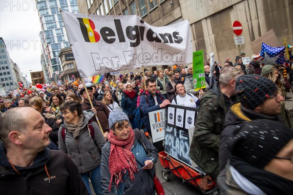Brussels, 23 January: European demonstration for democracy, organised by the Europeans United