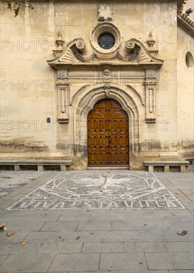 Ermita de Nuestra Senora Virgen de la Plaza, church, Plaza Mayor, Elceigo, Alava, Basque Country,