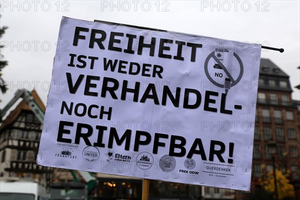 Strasbourg, France: Large demonstration for freedom against the corona measures and the vaccination