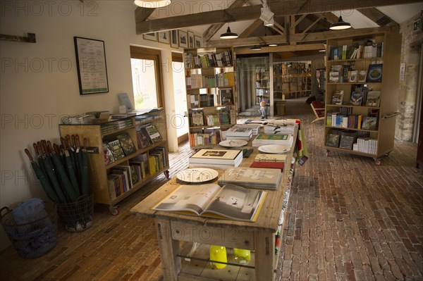 Hauser and Wirth art gallery, restaurant and garden, Durslade Farm, Bruton, Somerset, England, UK