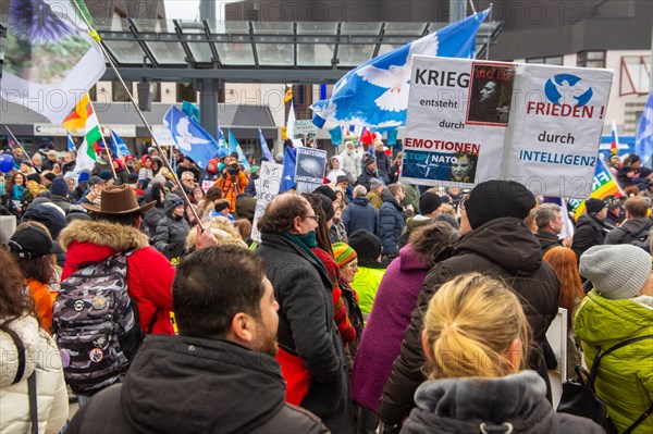 A large peace demonstration took place in Ramstein. Several thousand participants demonstrated