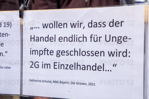 Karlsruhe, 10 December 2023: Large demonstration in favour of reappraisal of the coronavirus