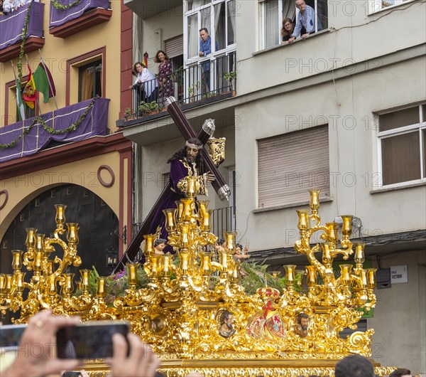 â€˜La Magna: camino de la gloria' religious procession through city streets to commemorate the