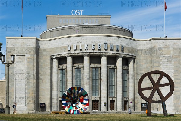 Volksbuehne am Rosa-Luxemburg-Platz, theatre, opera, architecture, GDR, East Germany, history,
