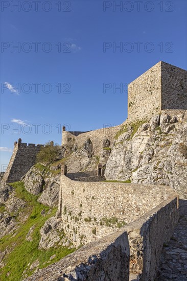 Historic castle medieval village of Marvao, Portalegre district, Alto Alentejo, Portugal, Southern