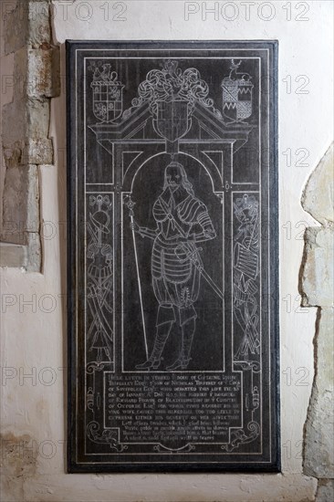 17th century memorial to Captain John Timperley died 1629 Captayne John Timperley, son of Nicholas