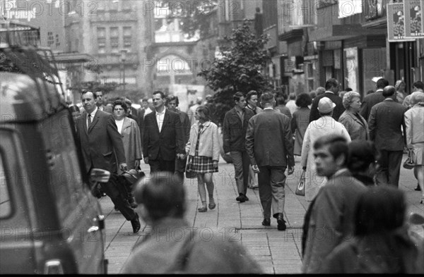 DEU, Germany, Dortmund: Personalities from politics, business and culture from the years 1965-71.