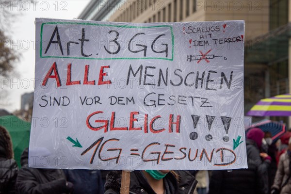 Demonstration in Frankfurt against the corona measures: The demonstration was broken up after a few