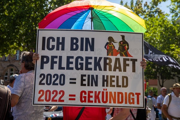 Demonstration in Landau, Palatinate: The demonstration was directed against the government's