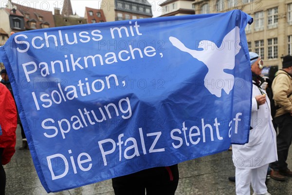 Strasbourg, France: Large demonstration for freedom against the corona measures and the vaccination