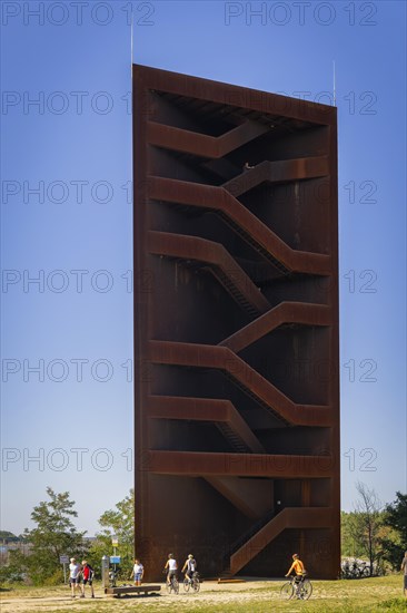The 30 metre high landmark of the Lusatian Lakeland, the so-called Rusty Nail, was built at the