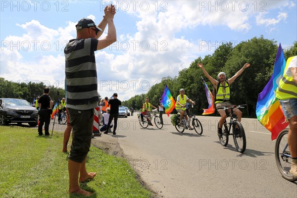 Ramstein 2021 peace camp bicycle demonstration: A bicycle demonstration took place on Saturday