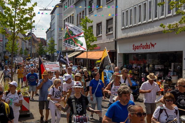 Demonstration in Landau, Palatinate: The demonstration was directed against the government's