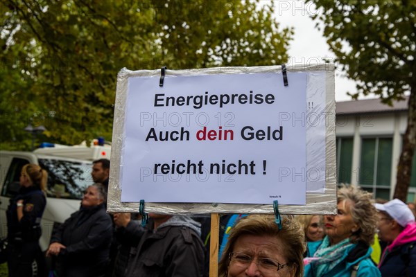 Demonstration in Herxheim near Landau (Palatinate) : Under the slogan Herxheim stands up, a joint