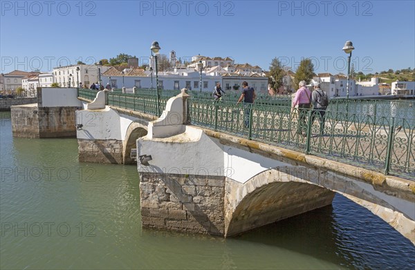 Ponte Romana de Tavira, Roman Bridge spanning the River Gilao, Rio Gilao, present structure dates