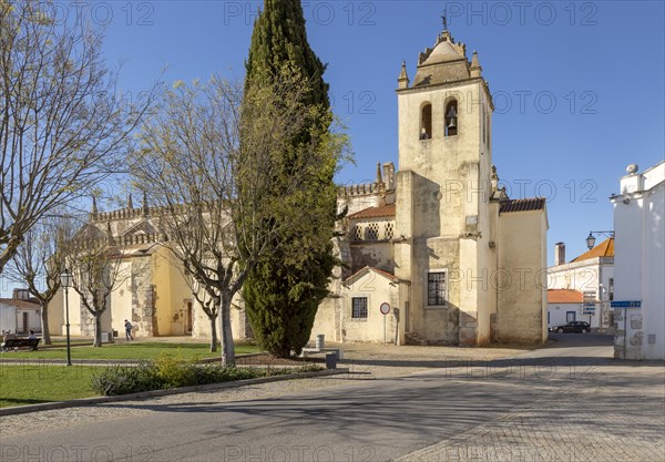 Church Igreja Matriz de Nossa Senhora da Assuncaoin, village of Alvito, Beja District, Baixo