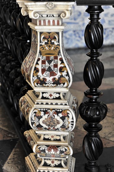 Details, Monastery of Sao Vicente de Fora, built until 1624, Old Town, Lisbon, Lisboa, Portugal,