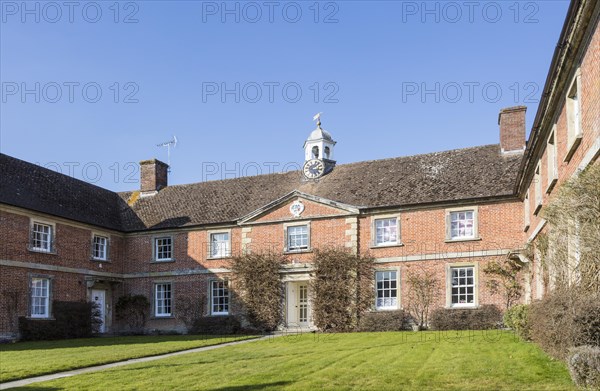 Almshouses of The Hospital of Saint John, Heytesbury, Wiltshire, England, UK present building dates