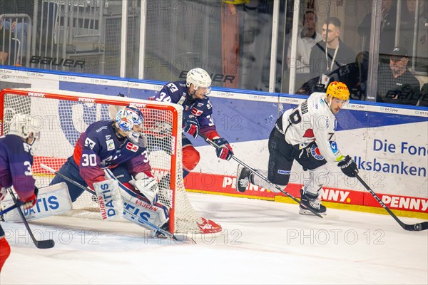 Game scene Adler Mannheim against Fischtown Pinguins Bremerhaven (PENNY DEL, German Ice Hockey