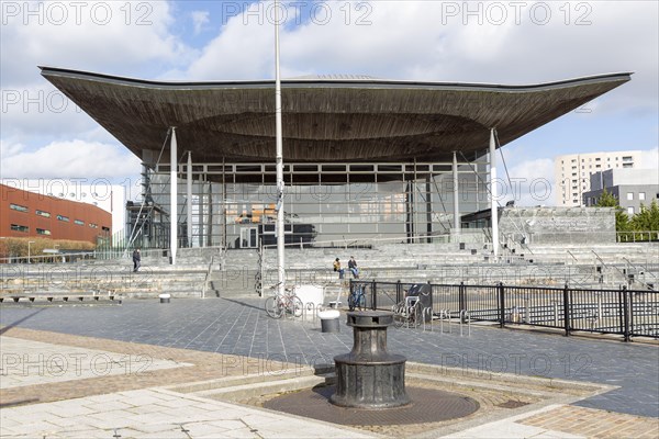Welsh government senate building Cardiff, South Wales, UK Senedd, National Assembly for Wales 2005