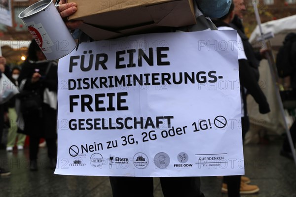 Strasbourg, France: Large demonstration for freedom against the corona measures and the vaccination