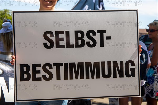 Demonstration in Landau, Palatinate: The demonstration was directed against the government's