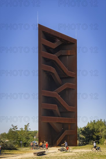 The 30 metre high landmark of the Lusatian Lakeland, the so-called Rusty Nail, was built at the