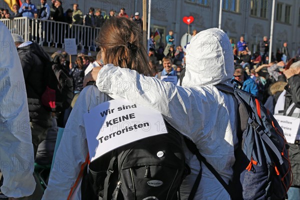 Large demonstration in Leipzig against the federal government's corona policy. Bodo Ramelow links