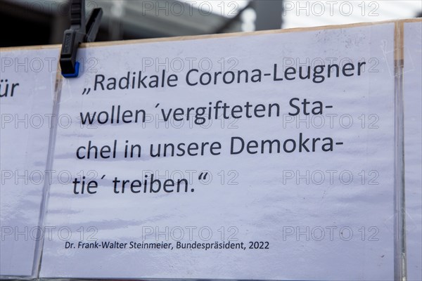 Karlsruhe, 10 December 2023: Large demonstration in favour of reappraisal of the coronavirus